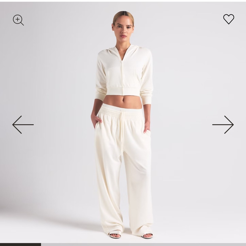 SKIMS cotton jersey wide leg pant